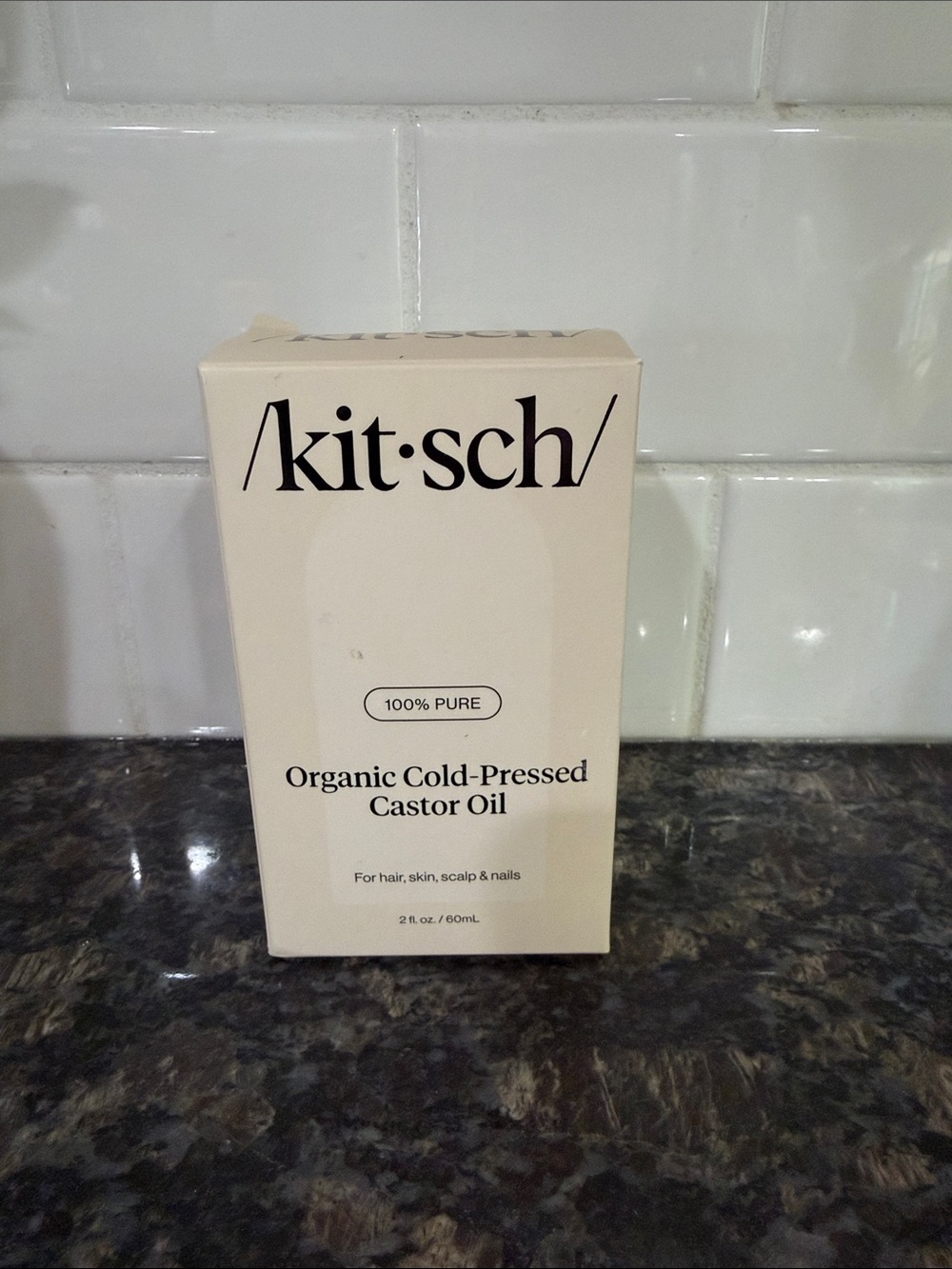 Kitsch Castor Oil Box - Cream